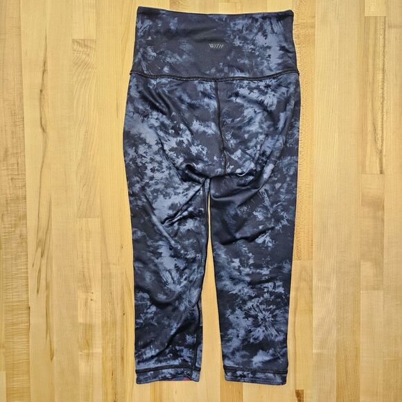 Peloton WITH X Women’s XS Expedition High Waist Capri Geometric REVERSIBLE 2021 - Picture 11 of 12